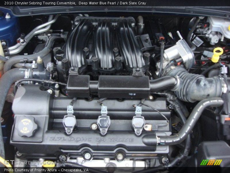  2010 Sebring Touring Convertible Engine - 2.7 Liter Flex-Fuel DOHC 24-Valve V6