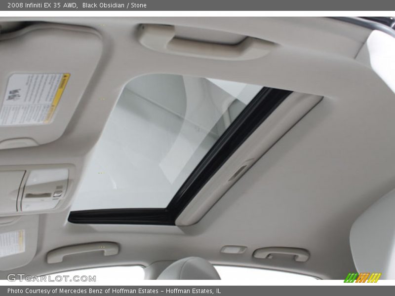 Black Obsidian / Stone 2008 Infiniti EX 35 AWD