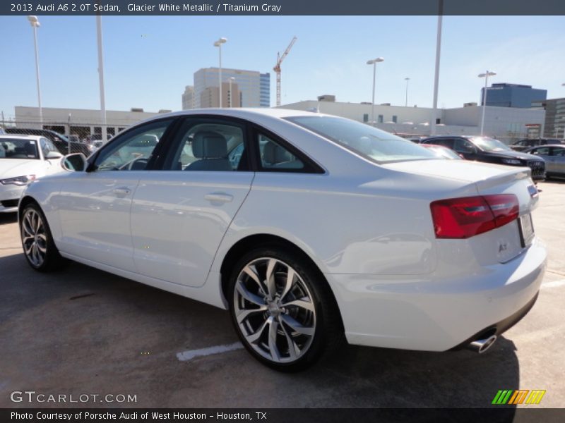 Glacier White Metallic / Titanium Gray 2013 Audi A6 2.0T Sedan