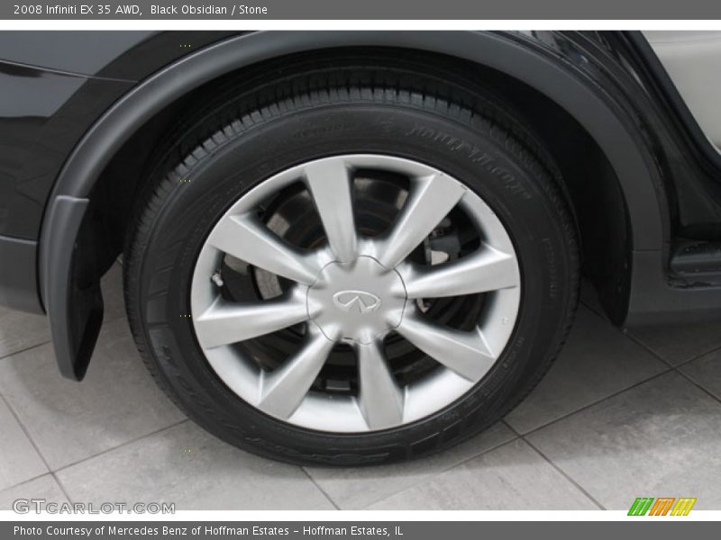 Black Obsidian / Stone 2008 Infiniti EX 35 AWD
