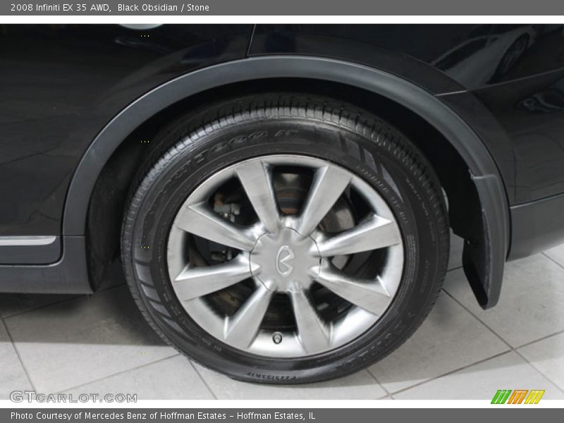 Black Obsidian / Stone 2008 Infiniti EX 35 AWD