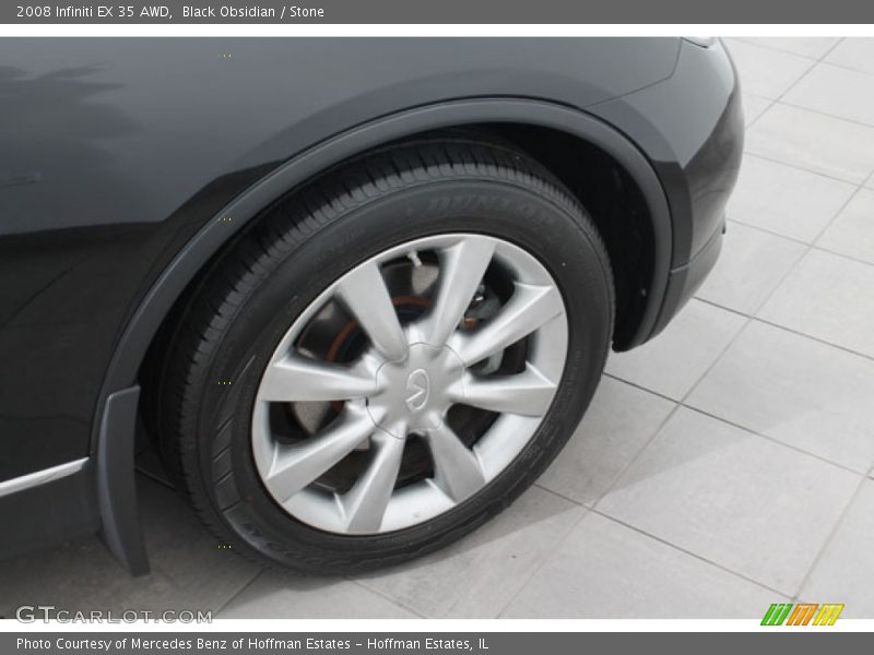 Black Obsidian / Stone 2008 Infiniti EX 35 AWD