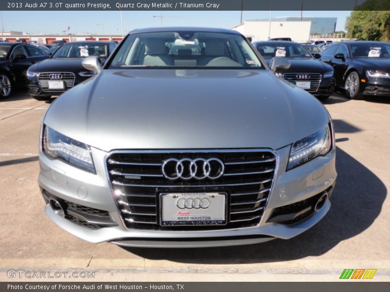 Quartz Gray Metallic / Titanium Gray 2013 Audi A7 3.0T quattro Prestige