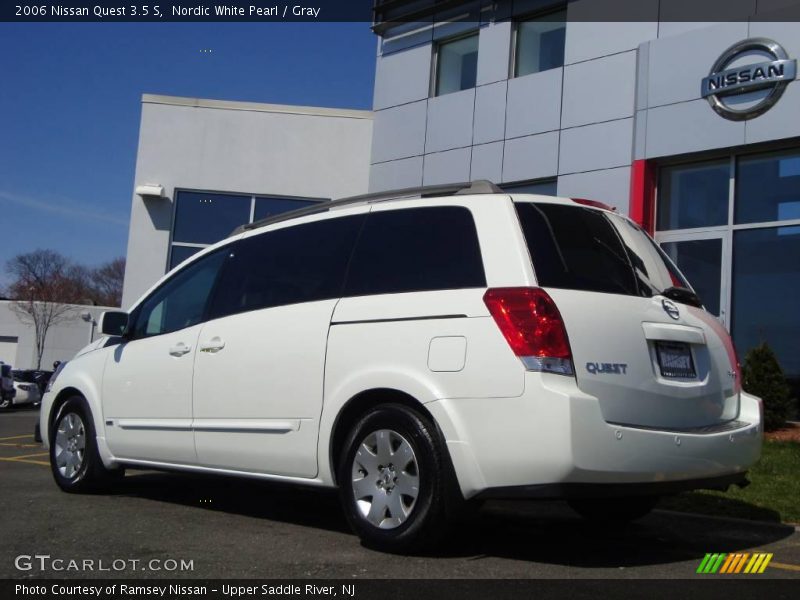 Nordic White Pearl / Gray 2006 Nissan Quest 3.5 S