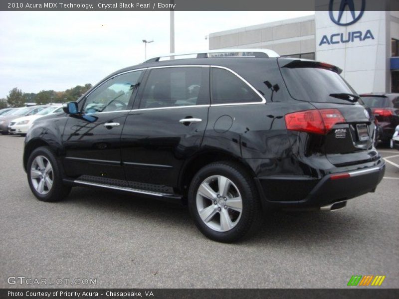 Crystal Black Pearl / Ebony 2010 Acura MDX Technology
