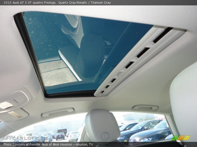 Quartz Gray Metallic / Titanium Gray 2013 Audi A7 3.0T quattro Prestige