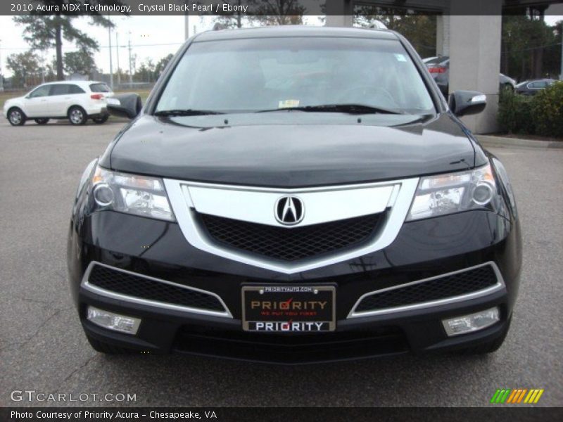 Crystal Black Pearl / Ebony 2010 Acura MDX Technology