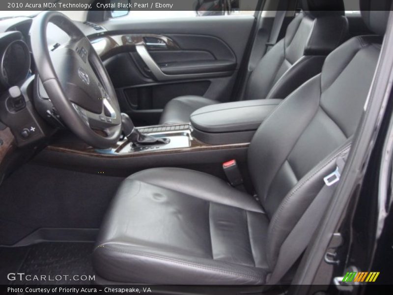 Crystal Black Pearl / Ebony 2010 Acura MDX Technology