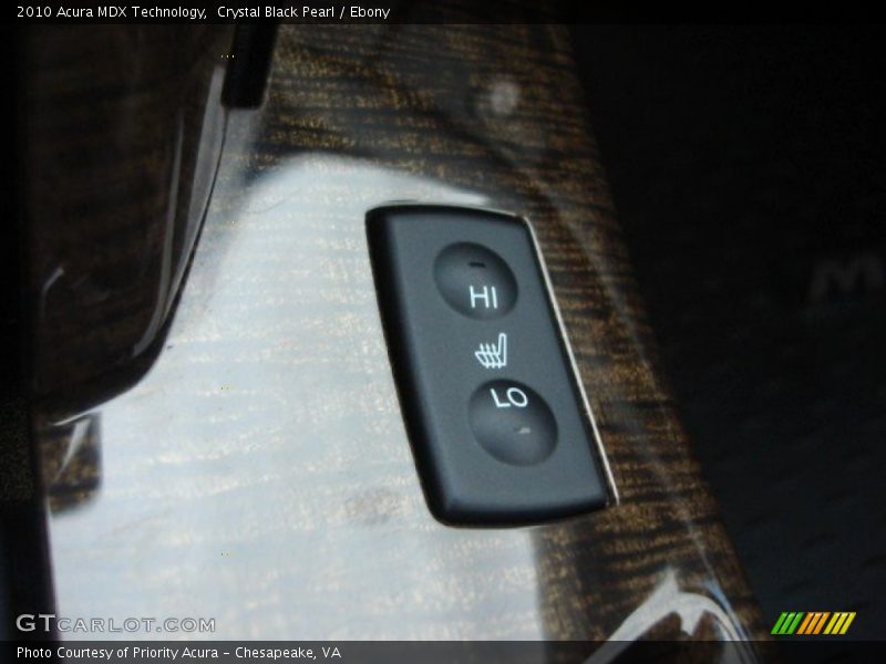 Crystal Black Pearl / Ebony 2010 Acura MDX Technology