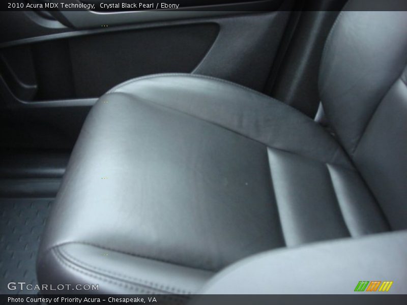 Crystal Black Pearl / Ebony 2010 Acura MDX Technology