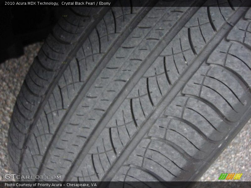 Crystal Black Pearl / Ebony 2010 Acura MDX Technology