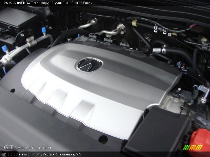 Crystal Black Pearl / Ebony 2010 Acura MDX Technology