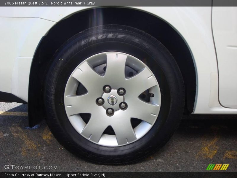 Nordic White Pearl / Gray 2006 Nissan Quest 3.5 S