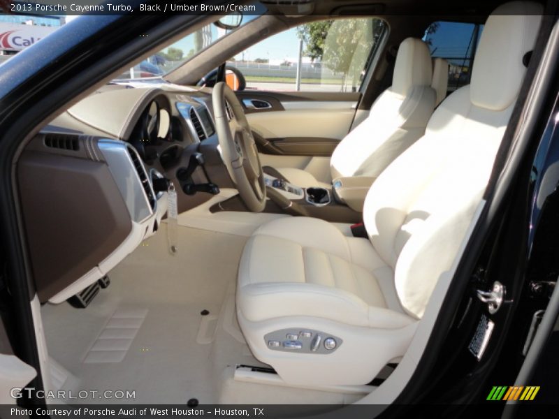 Front Seat of 2013 Cayenne Turbo