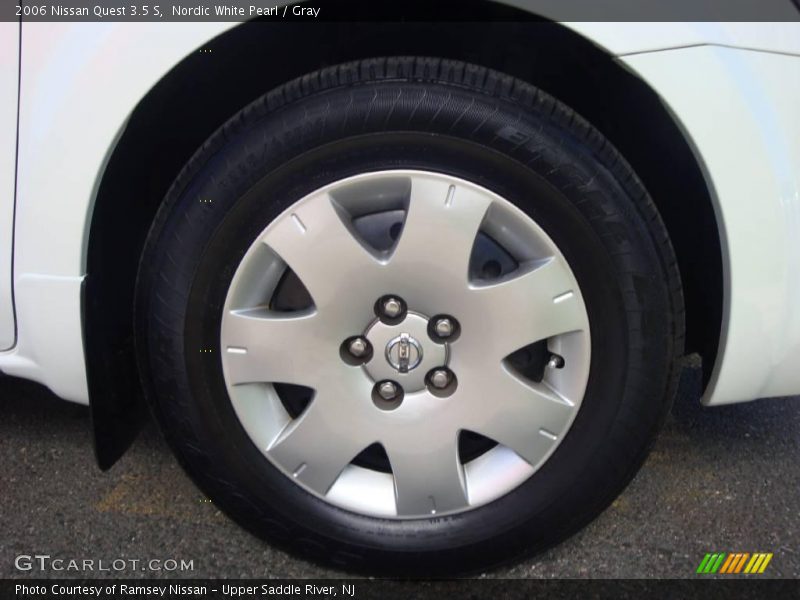 Nordic White Pearl / Gray 2006 Nissan Quest 3.5 S