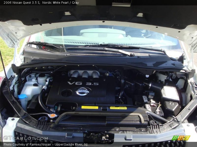 Nordic White Pearl / Gray 2006 Nissan Quest 3.5 S