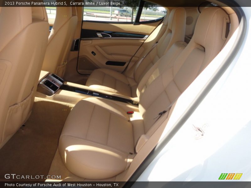 Rear Seat of 2013 Panamera Hybrid S