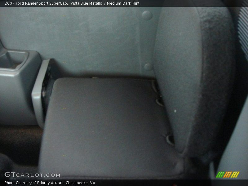 Vista Blue Metallic / Medium Dark Flint 2007 Ford Ranger Sport SuperCab
