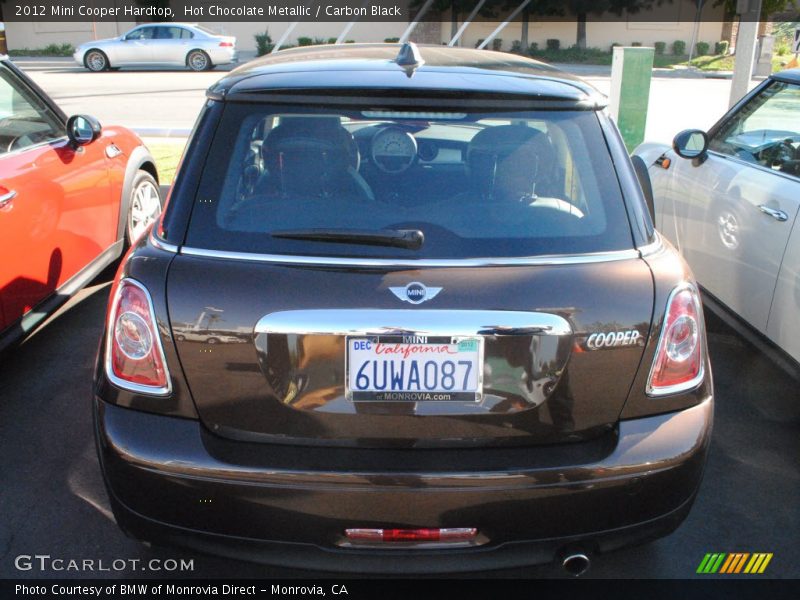 Hot Chocolate Metallic / Carbon Black 2012 Mini Cooper Hardtop