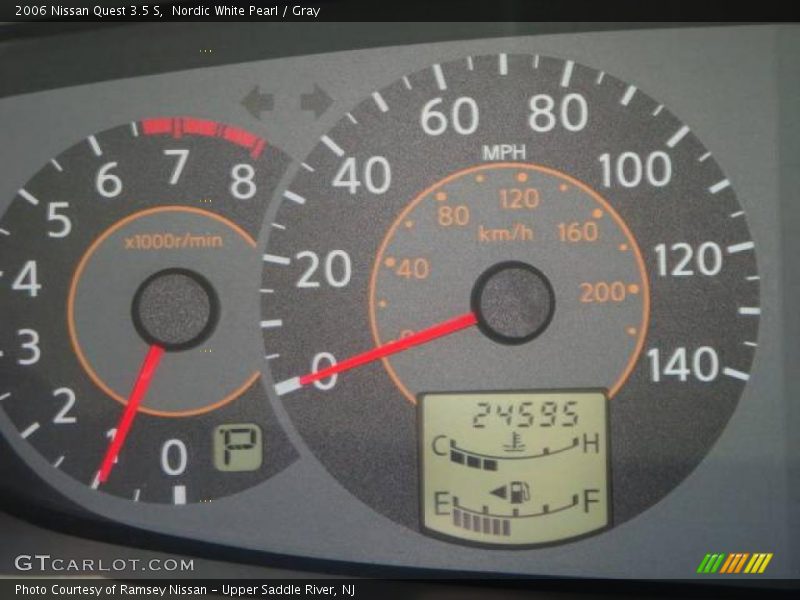 Nordic White Pearl / Gray 2006 Nissan Quest 3.5 S
