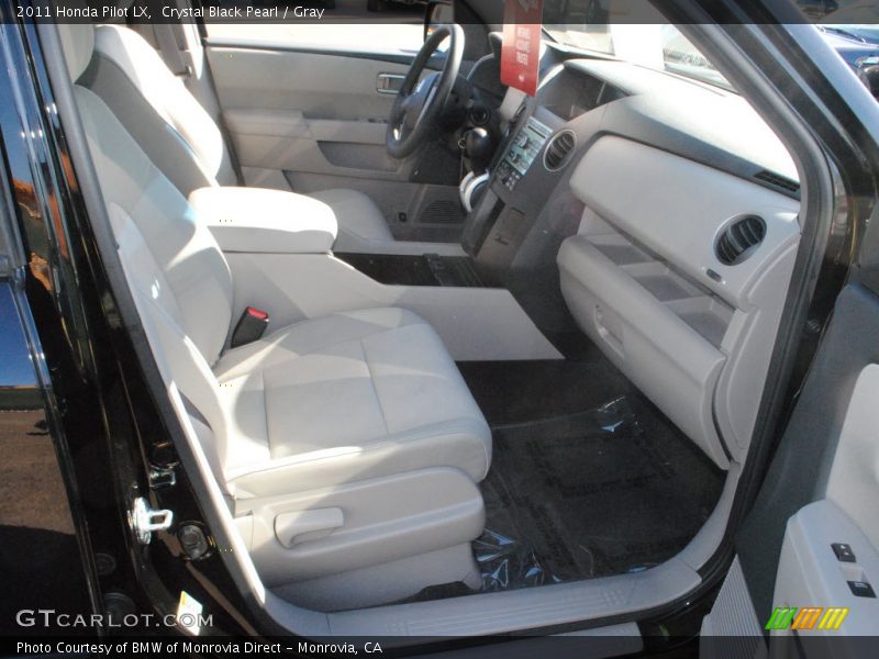 Crystal Black Pearl / Gray 2011 Honda Pilot LX