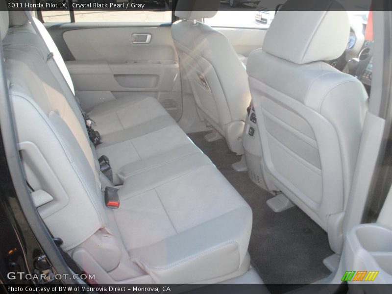 Crystal Black Pearl / Gray 2011 Honda Pilot LX