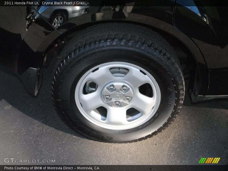 Crystal Black Pearl / Gray 2011 Honda Pilot LX