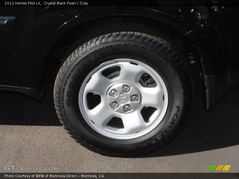 Crystal Black Pearl / Gray 2011 Honda Pilot LX