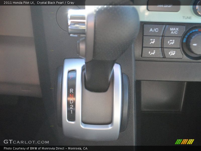 Crystal Black Pearl / Gray 2011 Honda Pilot LX