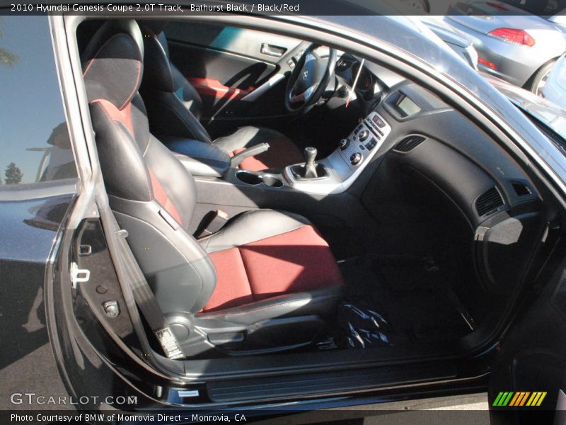 Bathurst Black / Black/Red 2010 Hyundai Genesis Coupe 2.0T Track