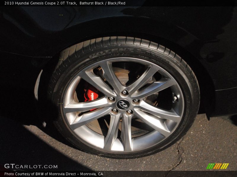 Bathurst Black / Black/Red 2010 Hyundai Genesis Coupe 2.0T Track