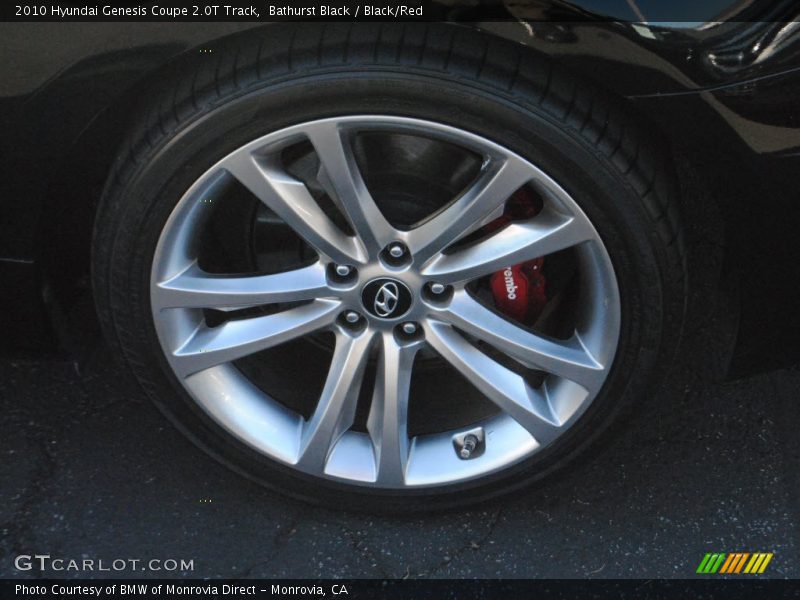 Bathurst Black / Black/Red 2010 Hyundai Genesis Coupe 2.0T Track