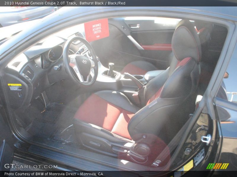 Bathurst Black / Black/Red 2010 Hyundai Genesis Coupe 2.0T Track