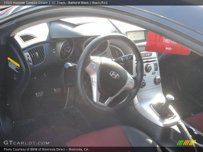 Bathurst Black / Black/Red 2010 Hyundai Genesis Coupe 2.0T Track
