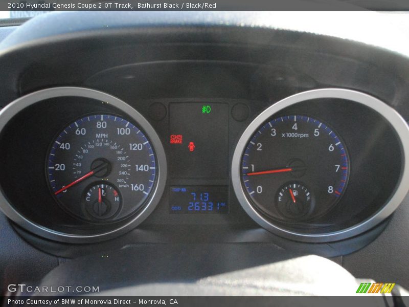 Bathurst Black / Black/Red 2010 Hyundai Genesis Coupe 2.0T Track