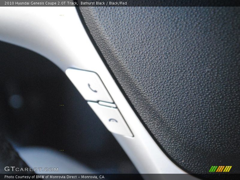 Bathurst Black / Black/Red 2010 Hyundai Genesis Coupe 2.0T Track