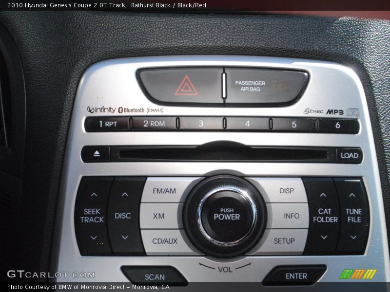 Bathurst Black / Black/Red 2010 Hyundai Genesis Coupe 2.0T Track