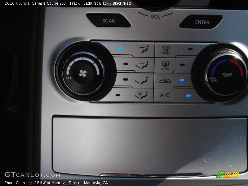 Bathurst Black / Black/Red 2010 Hyundai Genesis Coupe 2.0T Track