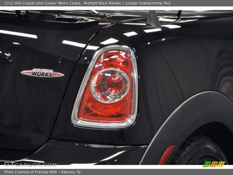Midnight Black Metallic / Lounge Championship Red 2012 Mini Cooper John Cooper Works Coupe
