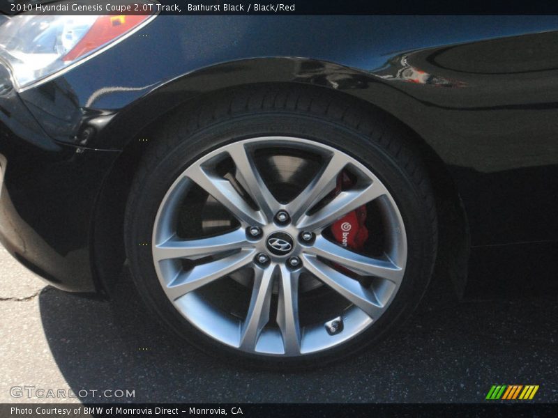 Bathurst Black / Black/Red 2010 Hyundai Genesis Coupe 2.0T Track