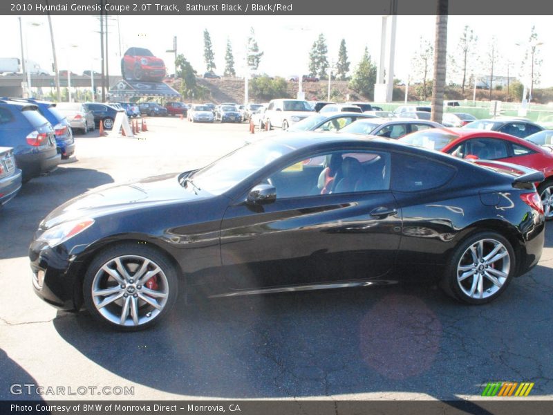 Bathurst Black / Black/Red 2010 Hyundai Genesis Coupe 2.0T Track