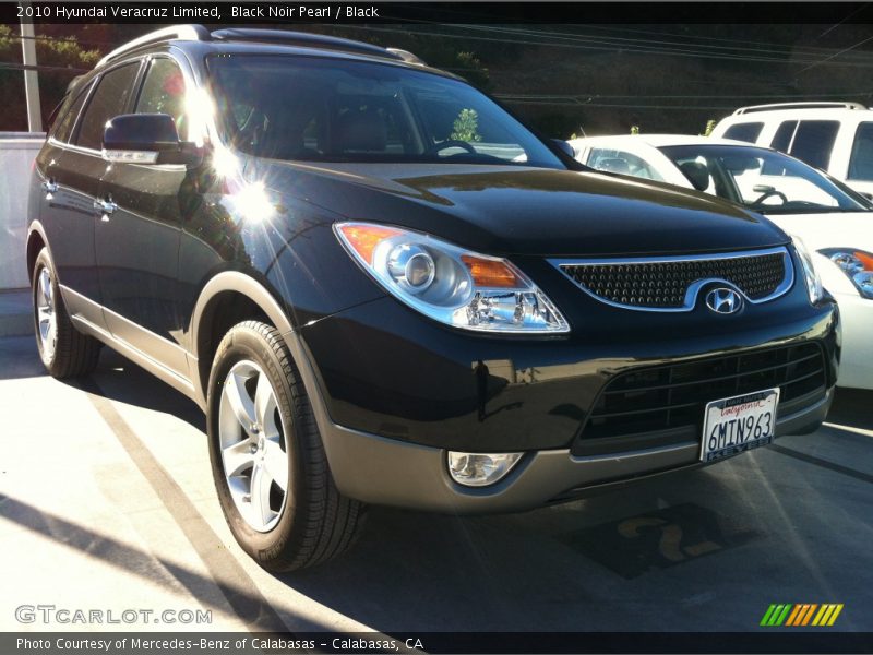 Black Noir Pearl / Black 2010 Hyundai Veracruz Limited