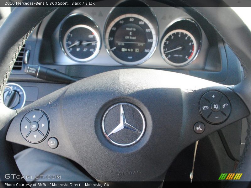 Black / Black 2010 Mercedes-Benz C 300 Sport
