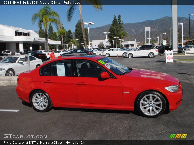 Crimson Red / Black 2011 BMW 3 Series 328i Sedan