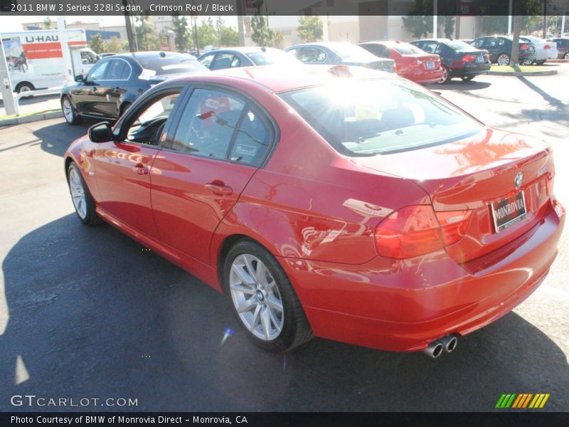 Crimson Red / Black 2011 BMW 3 Series 328i Sedan