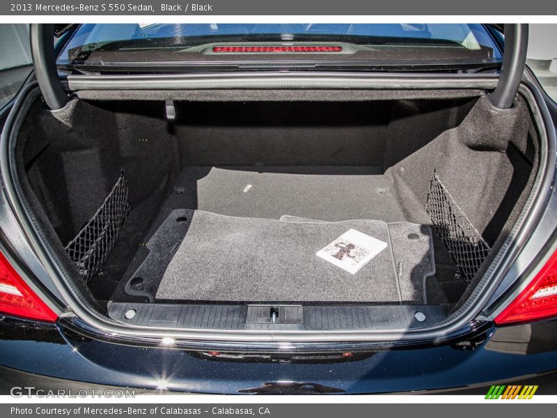 Black / Black 2013 Mercedes-Benz S 550 Sedan