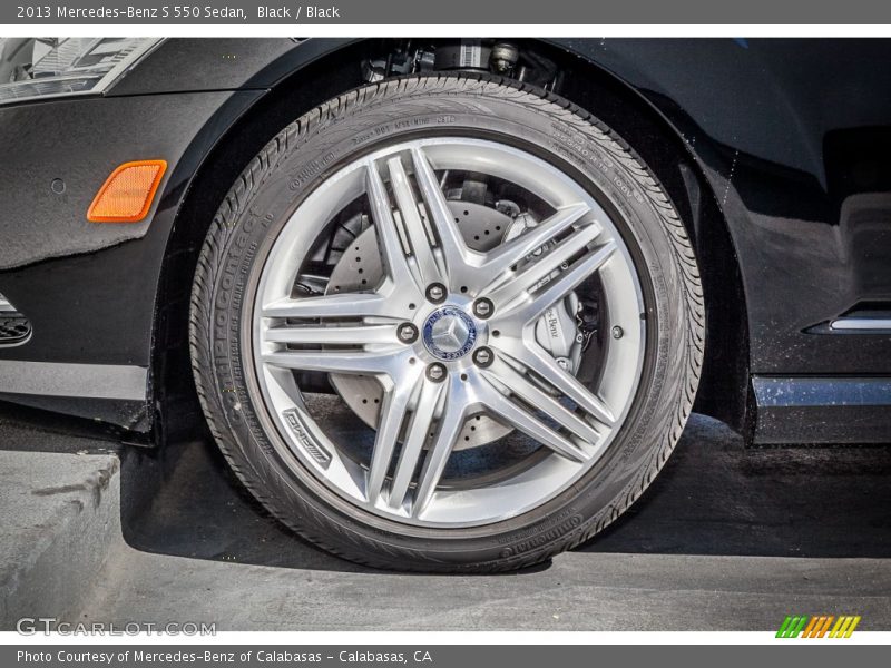 Black / Black 2013 Mercedes-Benz S 550 Sedan