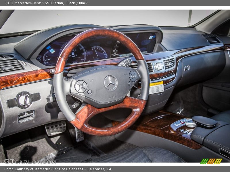 Black / Black 2013 Mercedes-Benz S 550 Sedan