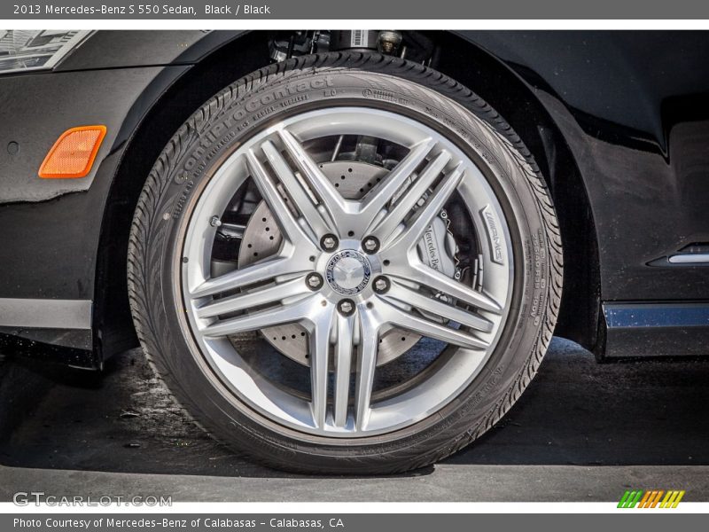 Black / Black 2013 Mercedes-Benz S 550 Sedan