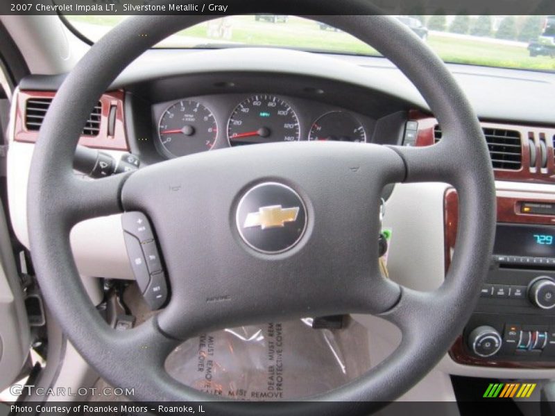 Silverstone Metallic / Gray 2007 Chevrolet Impala LT